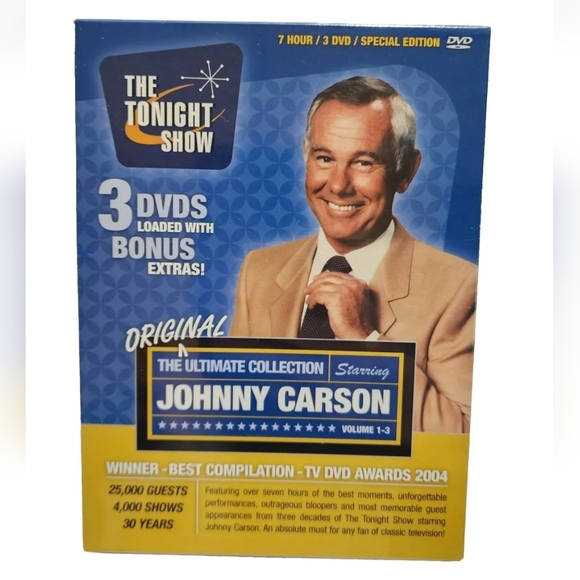 Heeere's Here's Johnny Carson The Tonight Show DVD Collection 12 Disc Set In Box - Picture 3 of 9